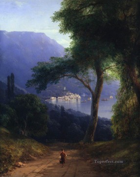 イワン・コンスタンティノヴィチ・アイヴァゾフスキー Painting - リヴァディアからの眺め 1861 ロマンチックなイワン・アイヴァゾフスキー ロシア